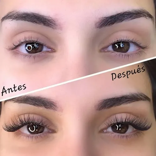 Kit Extensiones Pestañas Neicha Russian Mix Con Pegamento Resistente Agua