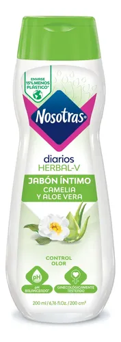 Nosotras Jabon Liquido Intimo Herbal V X200