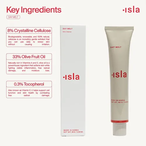Bálsamo Desmaquillante Isla Day Melt, 2.99 Oz