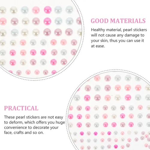 Pegatinas De Perlas Para Uñas 4 Hojas