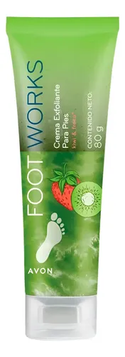 Footworks De Avon Crema Exfoliante P/ Pies Kiwi Y Fresa.80g