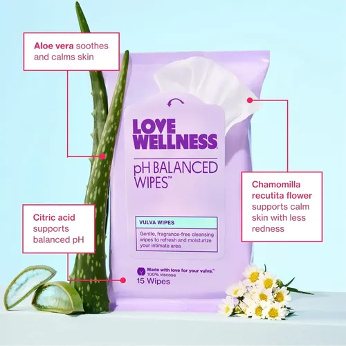 Toallitas Íntimas Ph Equilibrado Love Wellness 3-pack