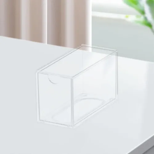 Organizador De Maquillaje Transparente Con Cajón De Almacena