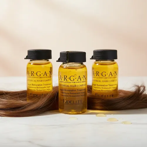 Fidelite 3 Ampollas Argan Reparadora Para Cabello X 15ml
