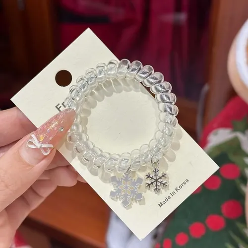 Nuevo Colgante En Forma De Copo De Nieve, Cinta Para El Pelo