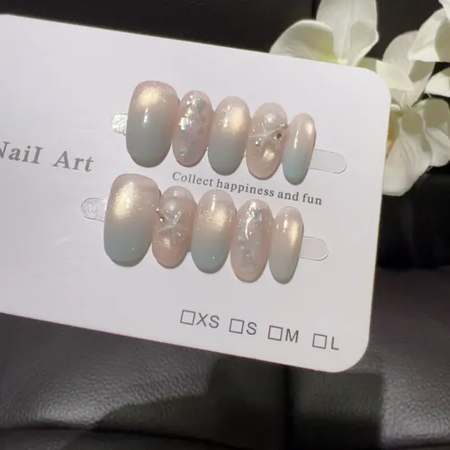 Alta Calidad Pegatinas De Uñas Con Degradado Transparente