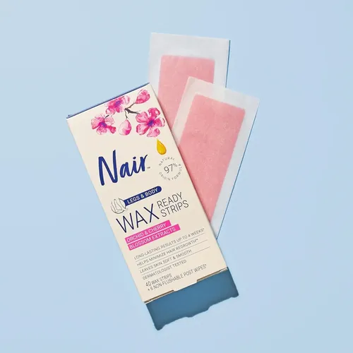 Nair Hair Remover Cera Ready-strips 40 Recuentos Piernas/cue