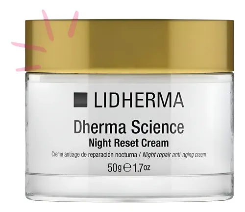 Crema Antiage Flacidez Noche Intensiva Lidherma Hialuronico