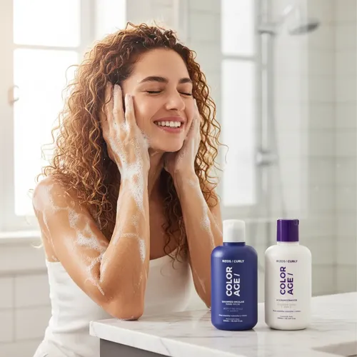 Shampoo Acondicionador Y Bifasico Rulos Pelo Seco Color Age