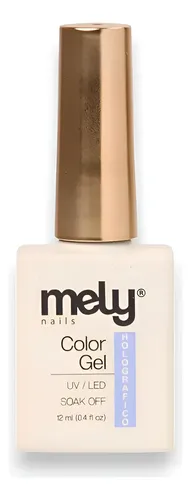 Esmalte Color Gel Holográfico Brillos Semipermanente Mely