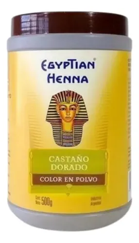 Henna Egyptian En Polvo X 500gr Tintura Vegetal