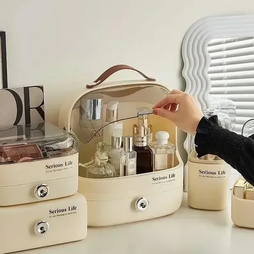 Organizador De Cosméticos – Transportable Color Marfil