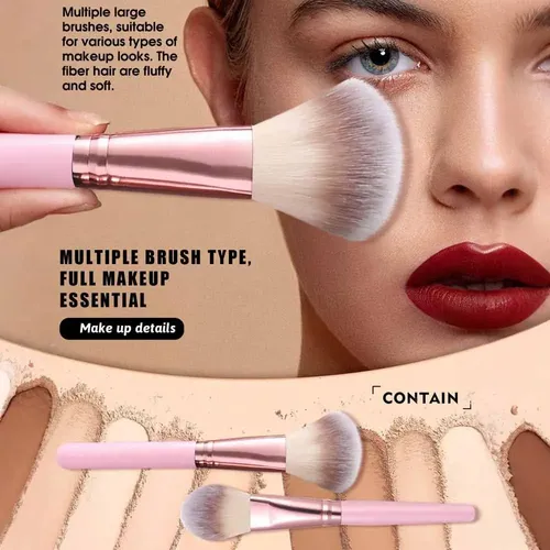 40 Brochas De Maquillaje Profesionales, Juego De Herramienta