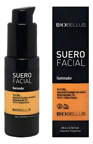 Suero Facial Iluminador Con Niacinamida Y Vit C Biobellus