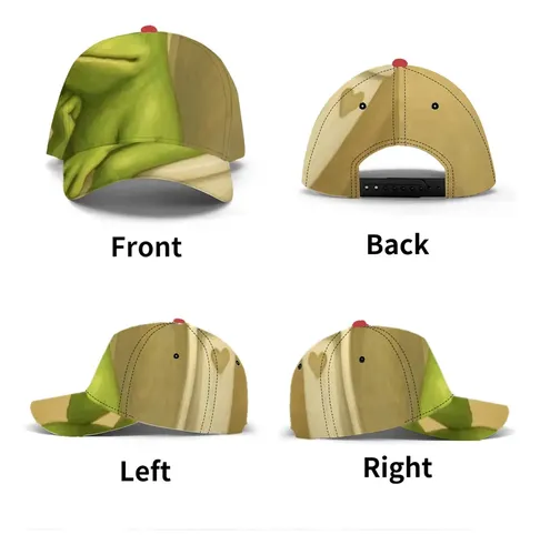 Gorra Unisex De Rana Para Baño, Arte En Baseball