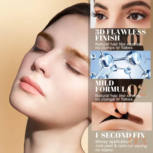 Gel Desprendible Para Cejas Ursoulney Gris Resistente Al Agu