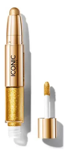 Sombra Dúo Iconic London Glaze Crayons Mirada Icónica Color de la sombra Goldmine Gold