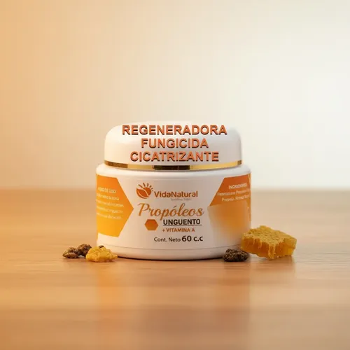 Crema Vida Natural Con Propóleos Cicatrizante Y Regenerativa