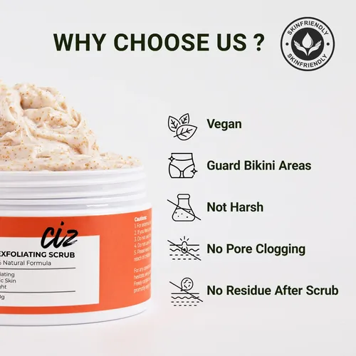 Bikini Area Exfoliator, Exfoliating Scrub For Bikini Area,