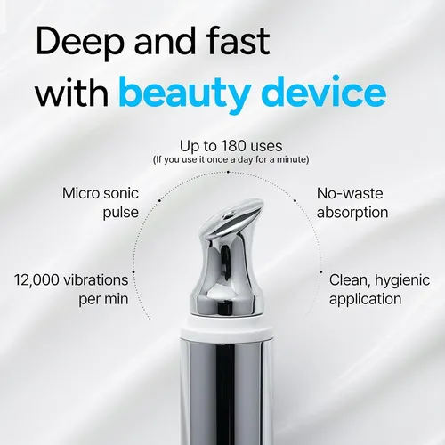 Crema De Ojos Con Dispositivo Vibratorio Para Barrera Y