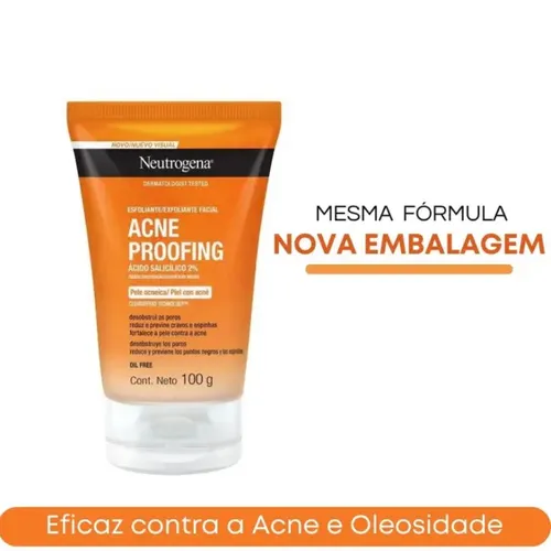 Exfoliante facial antiacné 100 g Neutrogena Skin type NA
