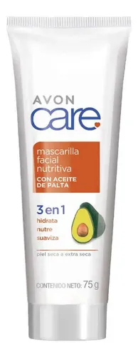 Mascarilla Facial De Hidratacion Intensiva Avon Care Palta Tipo de piel Seca