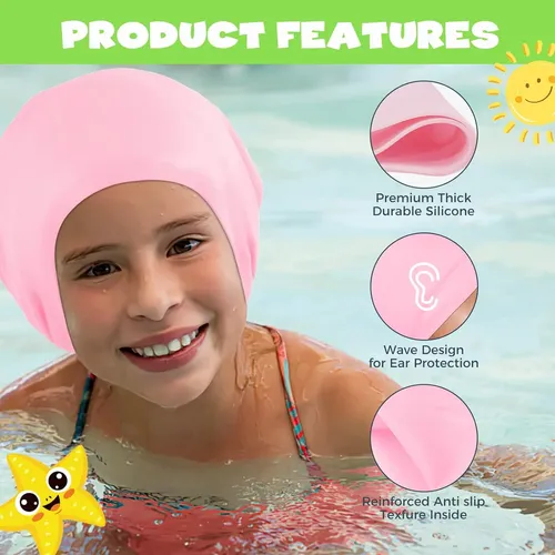 Gorro De Baño Extra Grande Para Niños – Gorro De Baño Par…