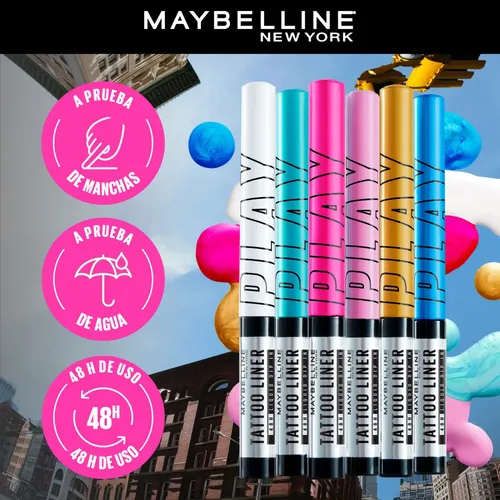 Delineador Ojos Liquido Maybelline Tattoo Liner Play Punch