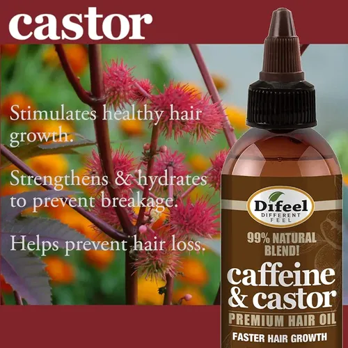 Aceite Capilar Difeel Con Cafeína Y Ricino 210 Ml