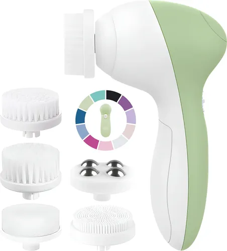Cepillo Eléctrico Limpiador Facial Con 7 Cabezales Jade