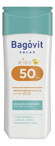 Protector Solar Bagovit Niños Emulsión FPS50 200 ml