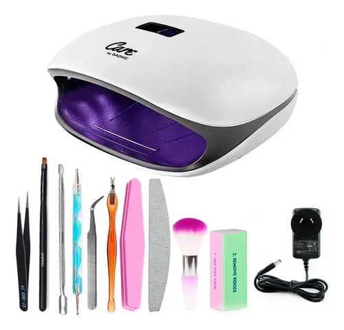 Cabina Uñas Semipermanente Uv Led 48w Gadnic C/ Temporizador