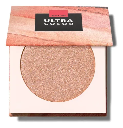 Avon Polvo Compacto Ultra Color Iluminador Rose Gold X 8gr.