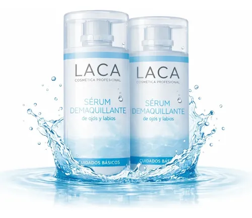 Serum Desmaquillante Ojos Labios Piel Sensible Laca Pack X2