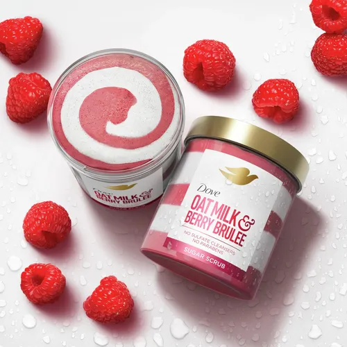 Exfoliante Corporal Dove Sugar Oat Milk & Berry Brulee 450 M