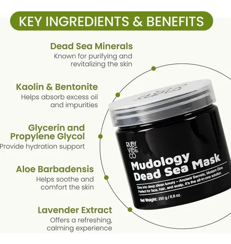 Mascarilla De Arcilla Dead Sea Mudmask 250 G