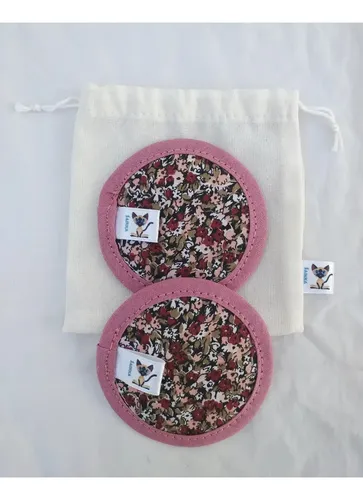 Set Pads X2 Discos Desmaquillantes Microfibra Reutilizables