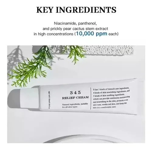 Ab3 Piezas, Crema Reparadora Intensiva, Crema Calmante 345,