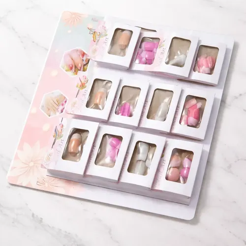 Uñas Postizas X Blister De 12 Sets Surtidas Por Mayor