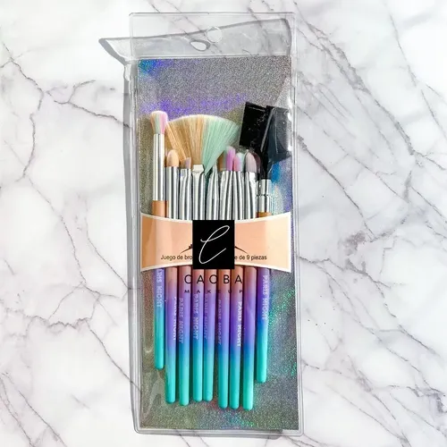 Set 9 Brochitas Unicorn Completo Maquillaje Caobamakeup