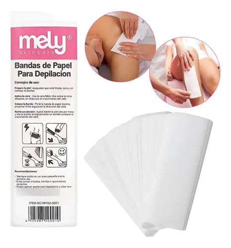 Bandas De Papel X100u Cera Depilación Descartable Profesiona