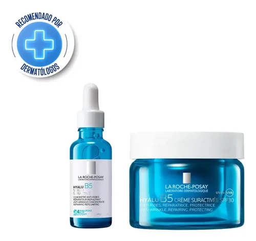 La Roche Posay Serum Suractivated + Crema Hyalu B5 Spf30 Todo Tipo De Piel Día