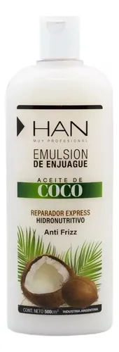 Han Coco Shampoo Acondicionador Mascara Reparador Antifrizz