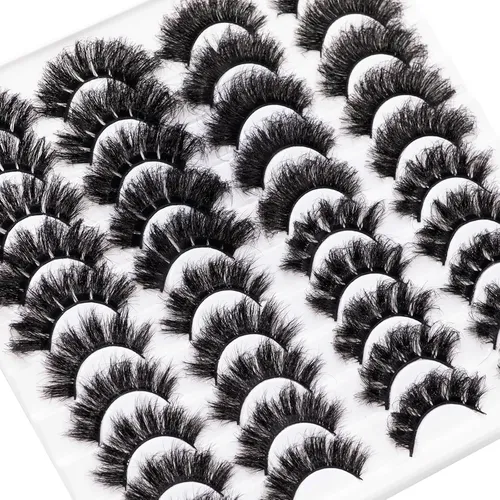 Pestañas Postizas Wikbik 20 Pares D1-fluffy Lashes