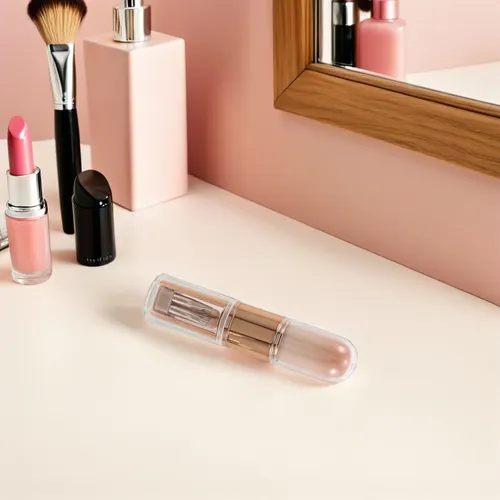 Set De Brochas De Maquillaje 5 En 1 Retráctil Para Viaje