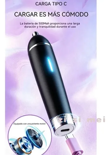Depiladora Eléctrica Recargable Usb 3 En 1 Corporal Tmq-8