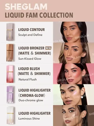 Sheglam – Sun Beam Matte Liquid Bronzer Tono Del Maquillaje Burnt Sienna
