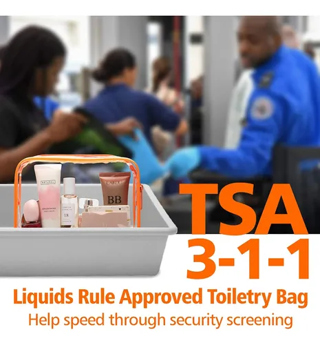 Bolsa De Maquillaje Transparente Packism Tsa, Bolsa De Aseo