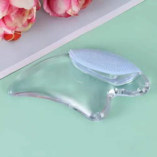 Set 3 Gua Sha Jade Natural Y Silicona Facial