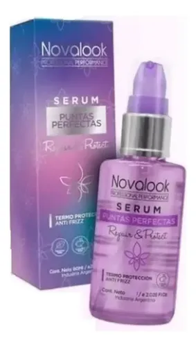 Serum Reparador Puntas Protector Termico 40 Ml Novalook X 3u